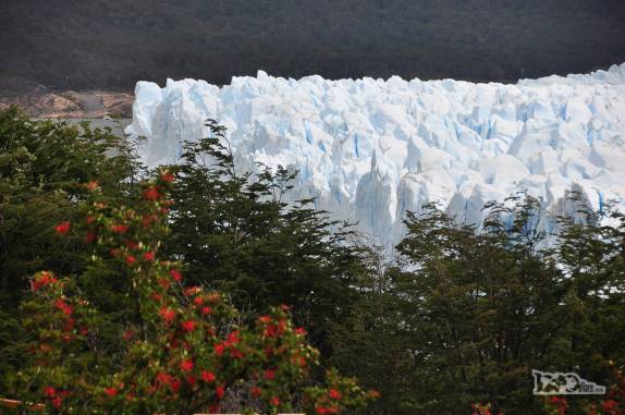 O sol ilumina o gelo do glaciar Perito Moreno, no parque Nacional Los Glaciares, região de El Calafate, no sul da Argentina
